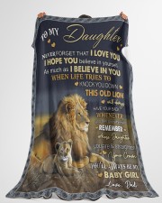 I Believe In You - Amazing Gift For Daugher Large Fleece Blanket - 60" x 80" aos-coral-fleece-blanket-60x80-lifestyle-front-10