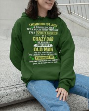 I'm A Spoiled Daughter Of A Crazy Dad Hooded Sweatshirt apparel-hooded-sweatshirt-lifestyle-front-101