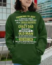 I'm A Spoiled Daughter Of A Crazy Dad Hooded Sweatshirt apparel-hooded-sweatshirt-lifestyle-front-102