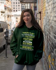 I'm A Spoiled Daughter Of A Crazy Dad Hooded Sweatshirt lifestyle-unisex-hoodie-front-1