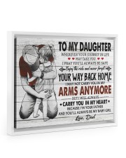 YOUR WAY BACK HOME - AMAZING GIFT FOR DAUGHTER 14x11 White Floating Framed Canvas Prints thumbnail