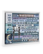 YOU ARE MY SUNSHINE - AMAZING GIFT FOR DAUGHTER Floating Framed Canvas Prints White tile