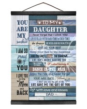 LIFE GAVE ME THE GIFT OF YOU Hanging Canvas tile