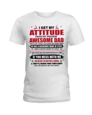 HE LOVES ME UNCONDITIONALLY - BEST GIFT FOR DAUGHTER Ladies T-Shirt tile