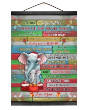Never Feel That You Are Alone - Best Gift For Daughter Hanging Canvas tile
