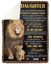 I Will Always Carry You In My Heart - Best Gift For Daughter Sherpa Fleece Blanket tile