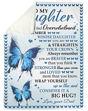 BIG HUG - SPECIAL GIFT FOR DAUGHTER Sherpa Fleece Blanket tile