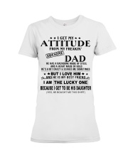 A HEART MADE OF GOLD - LOVELY GIFT FOR DAUGHTER Premium Fit Ladies Tee tile