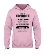 I AM A LUCKY DAUGHTER - TO DAUGHTER FROM DAD Hooded Sweatshirt tile
