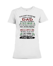 You Can't Scare Me - Lovely Gift For Daughter Premium Fit Ladies Tee tile