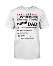 I Am A Lucky Daughter Premium Fit Mens Tee tile