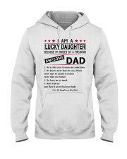 I Am A Lucky Daughter Hooded Sweatshirt tile