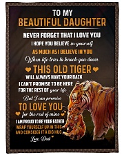 I HOPE YOU BELIEVE IN YOURSELF - BEST GIFT FOR DAUGHTER Large Fleece Blanket - 60" x 80" front
