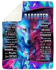 NEVER FORGET THAT I LOVE YOU Large Sherpa Fleece Blanket - 60" x 80" thumbnail