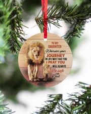Whenever Your Journey - Amazing Gift For Daughter Circle ornament - single (wood) aos-circle-ornament-single-wood-lifestyles-07