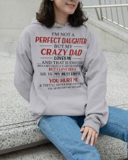 Crazy Dad Loves Me - Amazing Gift For Daughter Hooded Sweatshirt apparel-hooded-sweatshirt-lifestyle-front-101
