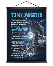 I'll Always Be With You - Amazing Gift For Daughter Hanging Canvas tile