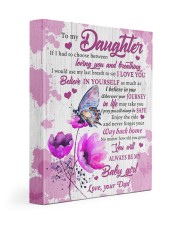 I Believe In You - Amazing Gift For Daughter 11x14 Gallery Wrapped Canvas Prints front