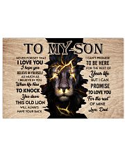 I Hope You Believe In Yourself - Lovely Gift For Son Horizontal Poster tile