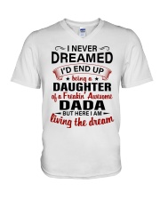 I NEVER DREAMED - PERFECT GIFT FOR DAUGHTER V-Neck T-Shirt tile
