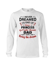 LIVING THE DREAM - BEST GIFT FOR DAUGHTER FROM DAD Long Sleeve Tee tile