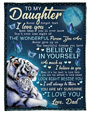 BELIEVE IN YOURSELF - AMAZING GIFT FOR DAUGHTER Fleece Blanket tile