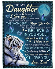 BELIEVE IN YOURSELF - AMAZING GIFT FOR DAUGHTER Large Fleece Blanket - 60" x 80" front