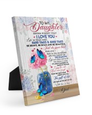 Keep Your Face To The Sunshine - Best Gift For Daughter Easel-Back Gallery Wrapped Canvas tile