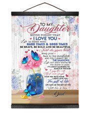 Keep Your Face To The Sunshine - Best Gift For Daughter Hanging Canvas tile