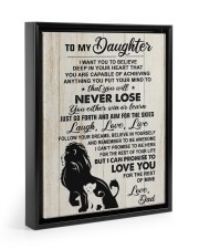 1 DAY LEFT - GET YOURS NOW Floating Framed Canvas Prints Black tile