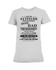 HE IS A BIT CRAZY - PERFECT GIFT FOR DAUGHTER Premium Fit Ladies Tee tile