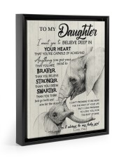 1 DAY LEFT - GET YOURS NOW Floating Framed Canvas Prints Black tile