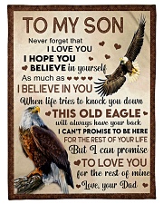 I LOVE YOU - GREAT GIFT FOR SON Fleece Blanket tile