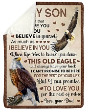 I LOVE YOU - GREAT GIFT FOR SON Sherpa Fleece Blanket tile