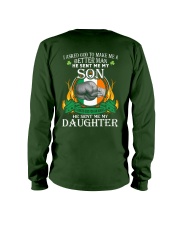 I Asked God To Make Me A Better Man - Perfect Gift For Dad Long Sleeve Tee tile