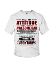 I Get My Attitude - Lovely Gift For Daughter Youth T-Shirt tile