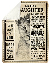 BIG HUG - AMAZING GIFT FOR DAUGHTER Large Sherpa Fleece Blanket - 60" x 80" thumbnail
