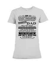 I Am A Lucky Daughter - To Daughter From Dad Premium Fit Ladies Tee tile