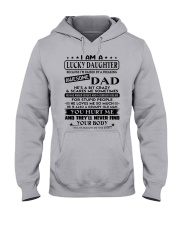 I Am A Lucky Daughter - To Daughter From Dad Hooded Sweatshirt front