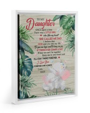 I'll Stay There Forever - Best Gift For Daughter Floating Framed Canvas Prints White tile
