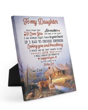 Loving You And Breathing - Lovely Gift For Daughter Easel-Back Gallery Wrapped Canvas tile
