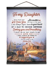 Loving You And Breathing - Lovely Gift For Daughter Hanging Canvas tile