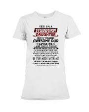 LOVES ME - AMAZING GIFT FOR DAUGHTER Premium Fit Ladies Tee tile