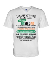 He Loves Me Unconditionally - Amazing Gift For Daughter V-Neck T-Shirt tile