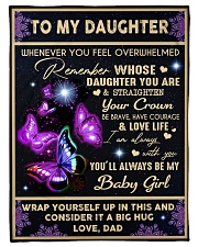 YOU'LL ALWAYS BE MY BABY GIRL Fleece Blanket tile