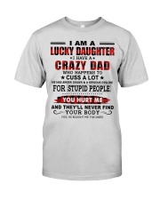 I AM A LUCKY DAUGHTER - BEST GIFT FOR DAUGHTER Premium Fit Mens Tee tile