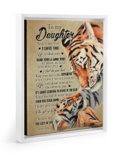 The Gift Of You - Best Gift For Daughter Floating Framed Canvas Prints White tile