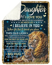 Never Forget That I Love You - Best Gift For Daughter Sherpa Fleece Blanket tile