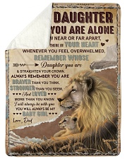 Straighten Your Crown - Lovely Gift For Daughter Sherpa Fleece Blanket tile