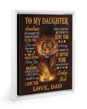 I Would Use My Last Breath To Say I Love You - Lovely Gift For Daughter Floating Framed Canvas Prints White tile